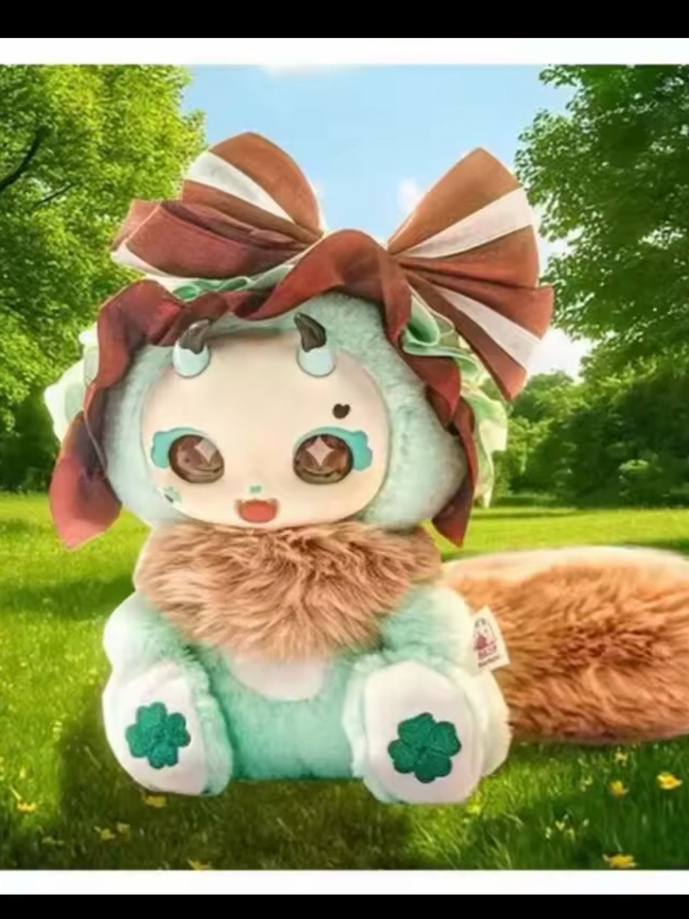 Boboco Sweetheart Party plush pendant - Mint